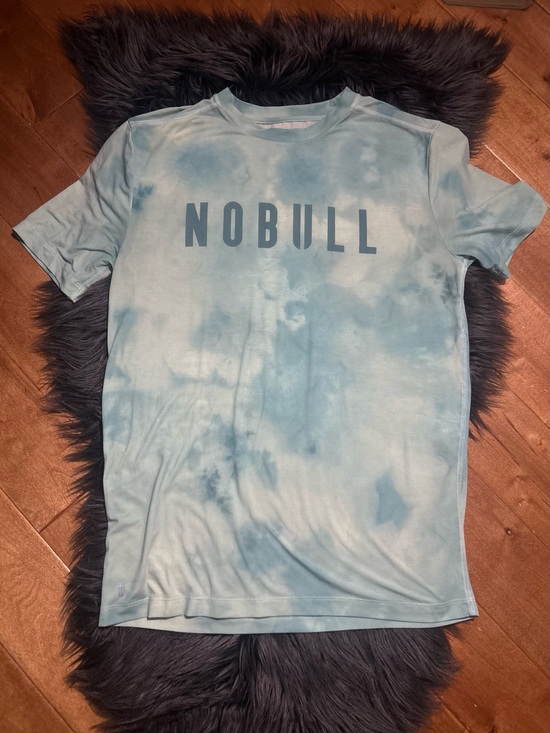 NOBULL Other - NOBULL Tie-Dye Light agree Blue Performance Short Sleeve Tee Size Medium
